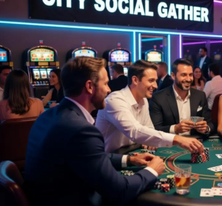 Uczestnicy przy stole pokerowym podczas eventu DARJA ARTEMJEVA